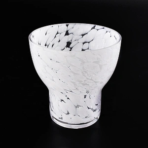 10oz 20oz Wholesales Custom empty white candle glass holders