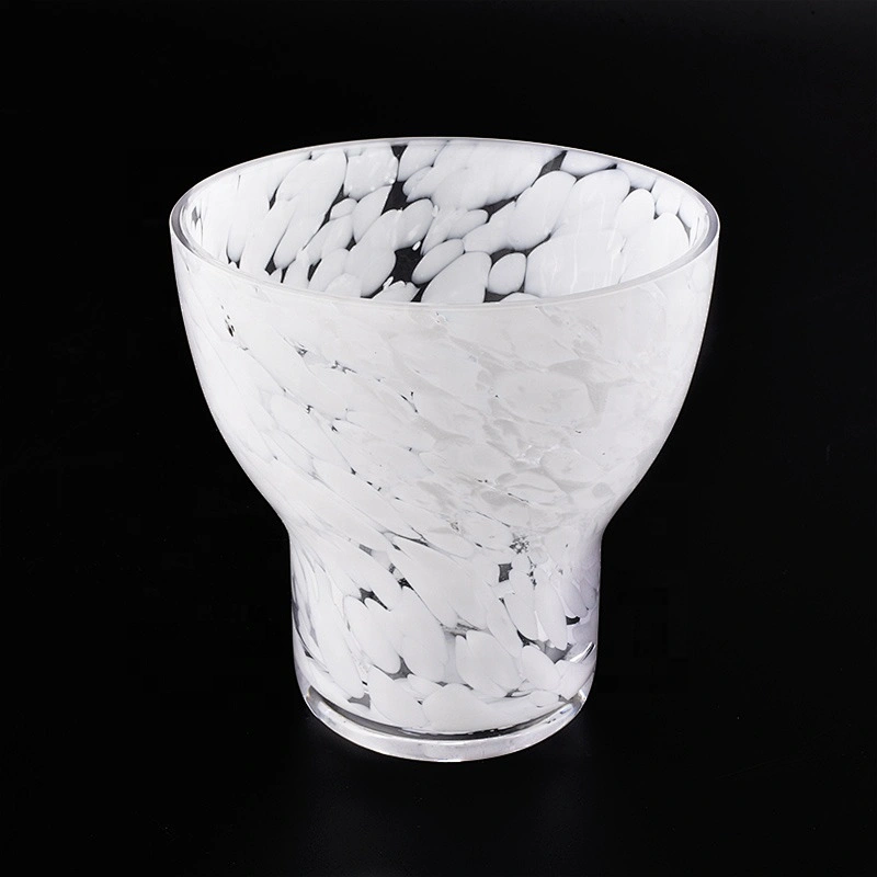 10oz 20oz Wholesales Custom empty white candle glass holders