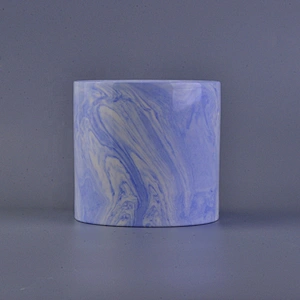 Sunny hot sales chinese blue ceramic candle holders wholesales
