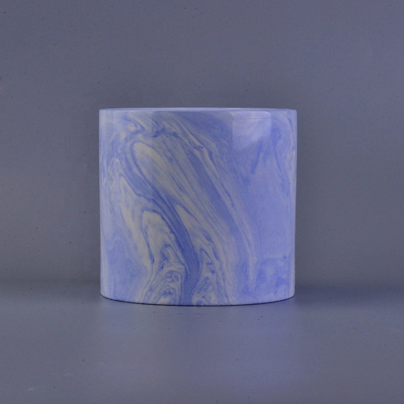 Sunny hot sales chinese blue ceramic candle holders wholesales
