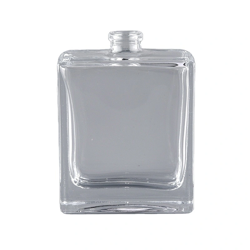 60ml Flat-Square Clear Glass Bottle for wholesale