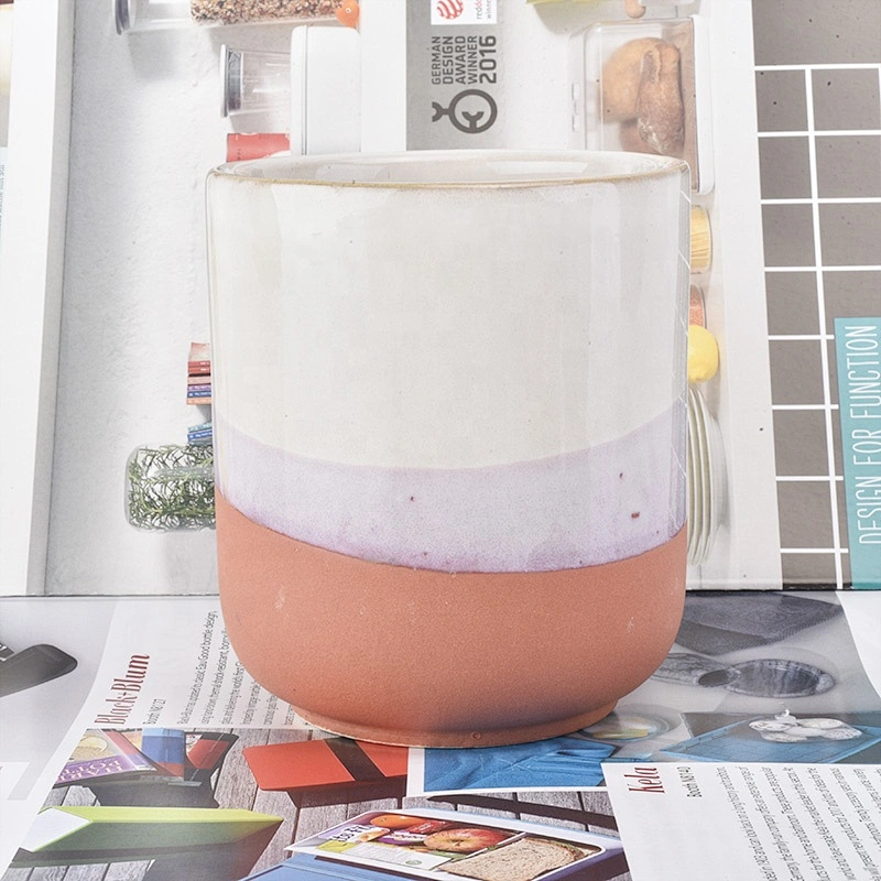 Cylinder ceramic candle jars for wedding use