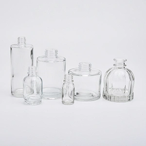 100ml Hot-selling transparent glass diffuser bottle essential oil bottles