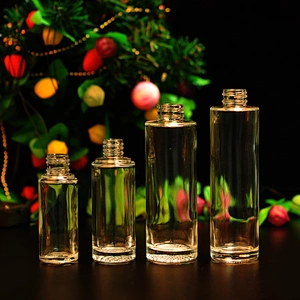 Wholesales high-white transparent glass perfume bottles fragrance bottle for personal care