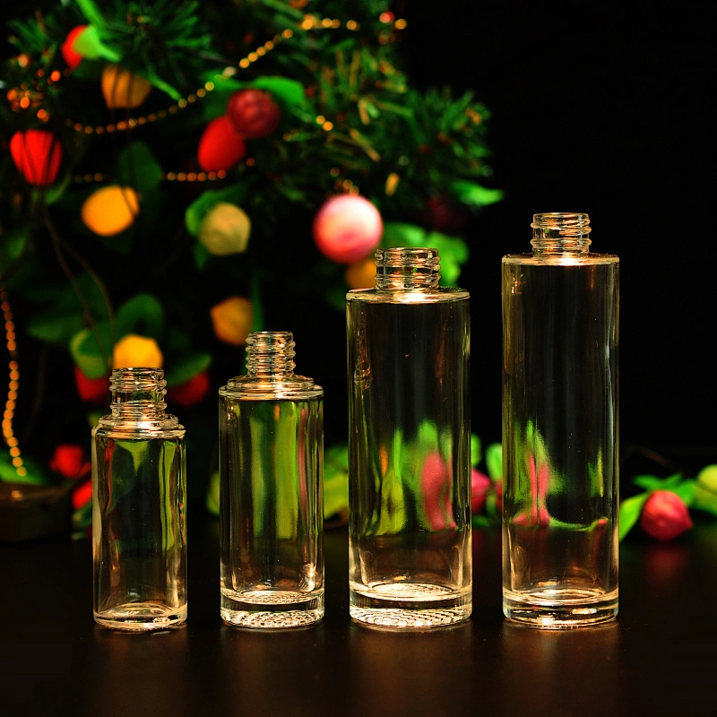 Wholesales high-white transparent glass perfume bottles fragrance bottle for personal care