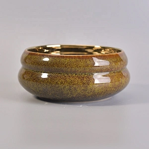 Sunny home decoration empty ceramic candle containers