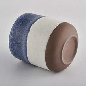 Wholesales fancy cylinder custom ceramic candle holder 6oz 8oz