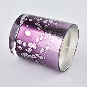 small votive candle glass jar