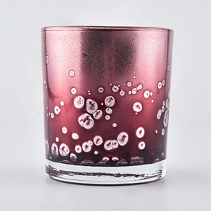 wedding decor mercury glass votives candle jar