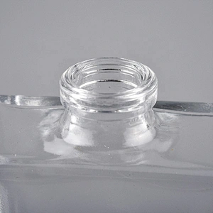 15ml Flat-Square Clear Glass Bottle with sprayer
