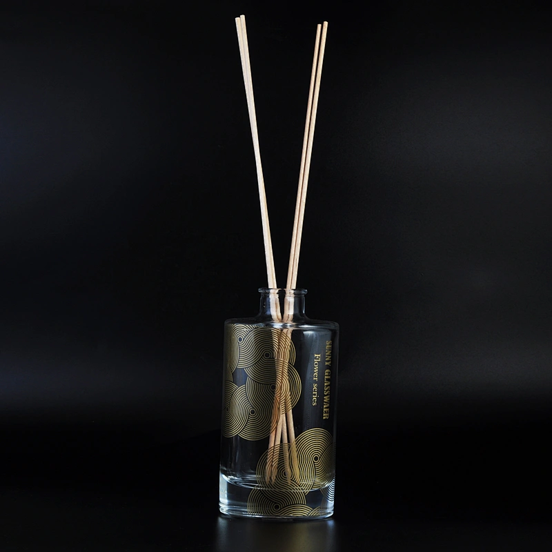 Wholesale empty room scented oil reed glass diffuser bottles