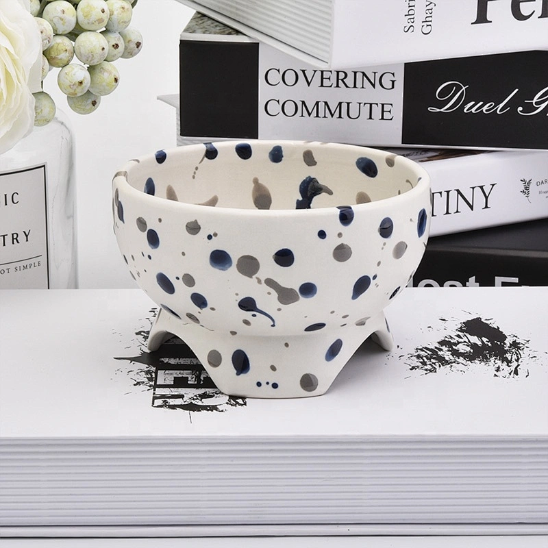 Wedding table luxury decorative ceramic jar candle