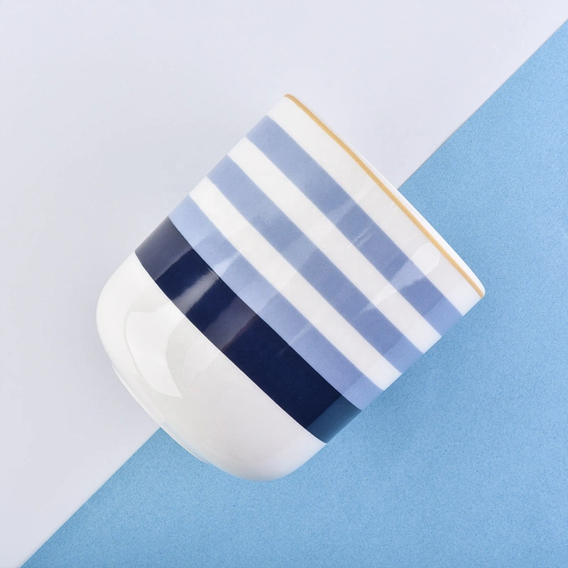 Sunny decorative empty Ceramic Candle Jar For Candle Making