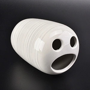 glazing ceramic glass bath accessories sets ceramic bottle toothbrush holder