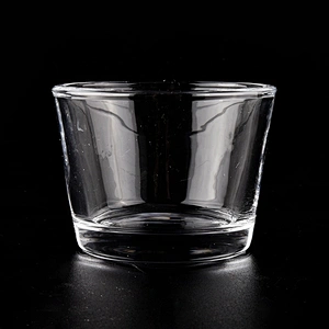 50ml Wholesales empty tealight crystal glass candle holder