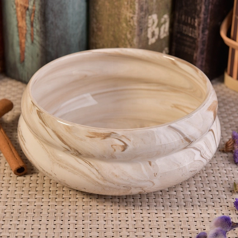 Wholesales vintage tea light ceramic candle container 16oz