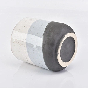 Cylinder votive ceramic candle jar home decor