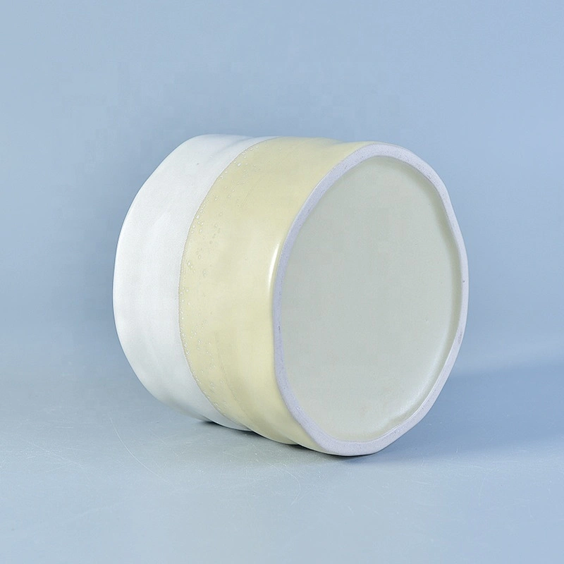 Custom empty candle jar ceramic wholesales