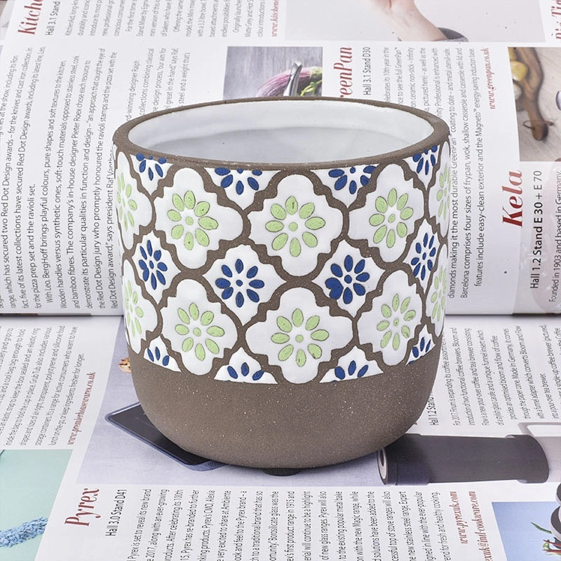 Frosted tealight ceramic candle bowl 300ml