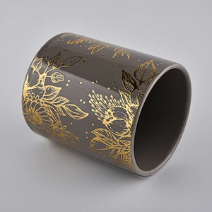 Luxury Empty Ceramic Candle Jar For Candle