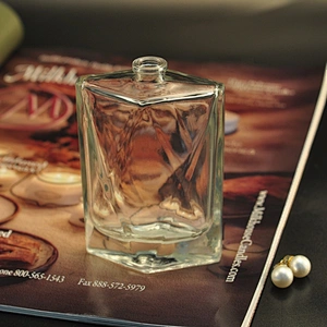 Polygon custom fragrance perfume glass bottles