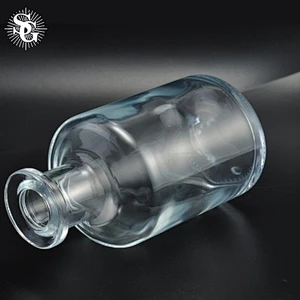 Sunny 216ml 256g  transparent unique desgin home scent diffuser glass bottle