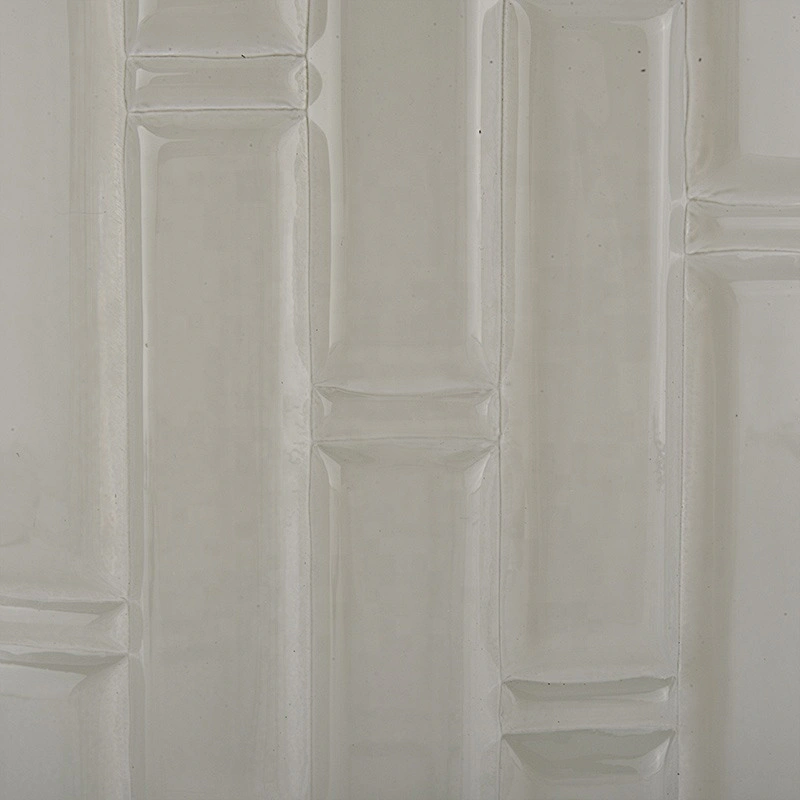 Home decoration frosted cylinder glass candle holder in bulk