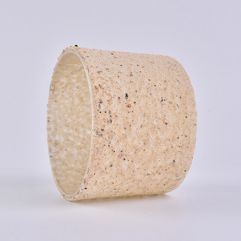 Wholesales Home decor custom decorative empty concrete candle container