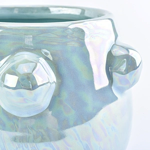 8oz 10oz Wholesales custom decorative candle ceramic jars