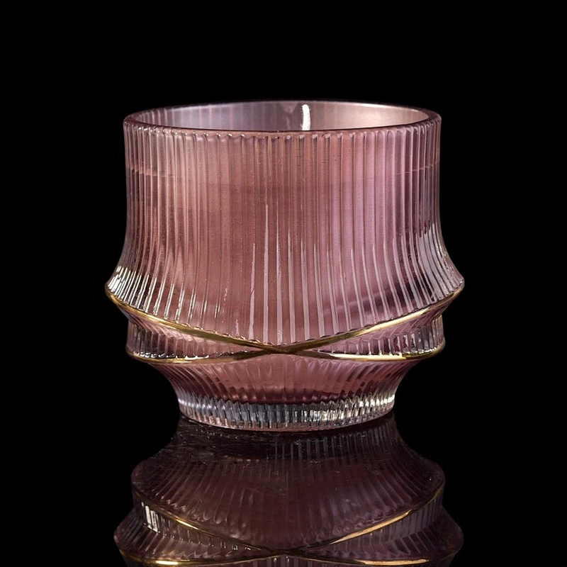 Sunny home decoration customized glass candle jars wholesales