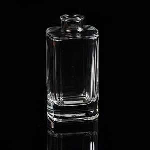 6oz square transparent high-white glass diffuser bottles fragrance bottles for home decor