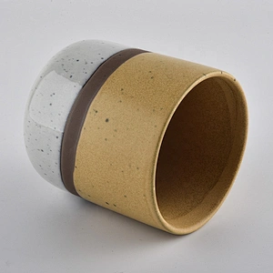 In bulk glaze cylinder votive ceramic candle holder jars
