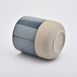400ml Popular Round Bottom Shaped Ceramic Candle Jar