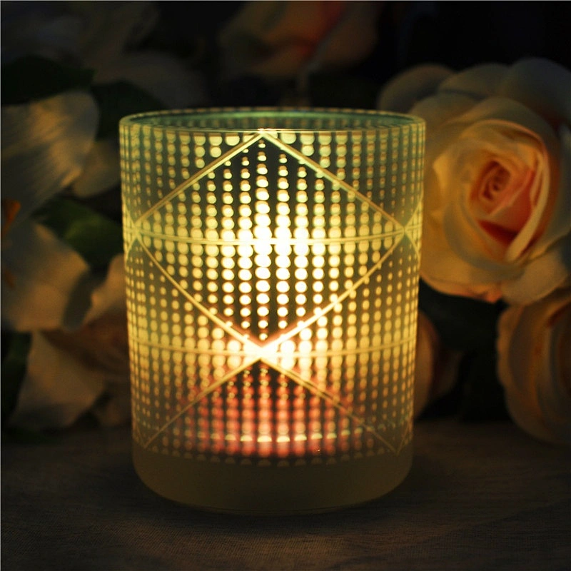 Custom frosted tealight glass jars for candle making