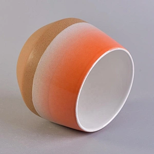 Hot sales Custom frosted ceramic jar for candle making