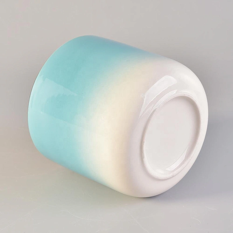 8oz 10oz 12oz Wedding decor blue luxury ceramic candle holder