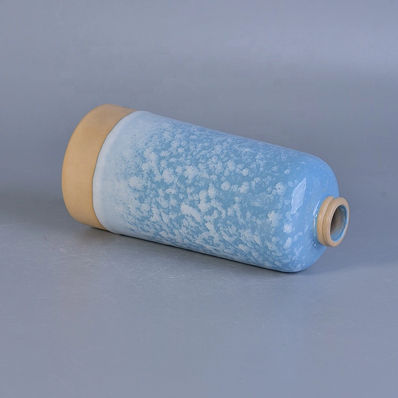 10oz 12oz Vintage blue reed diffuser ceramic bottles