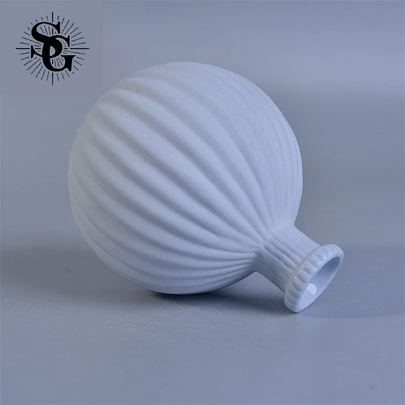 Sunny 240ml 165g  white decorative ceramic diffuser bottle smooth appearance