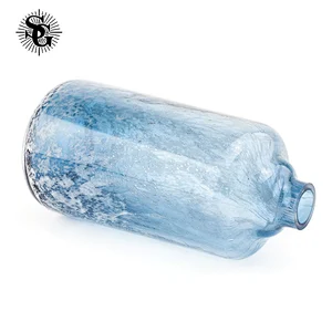 Sunny 400ml pretty blue decorative glass diffuser bottle
