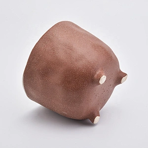 Tealight standing matte coloured candle jar custom