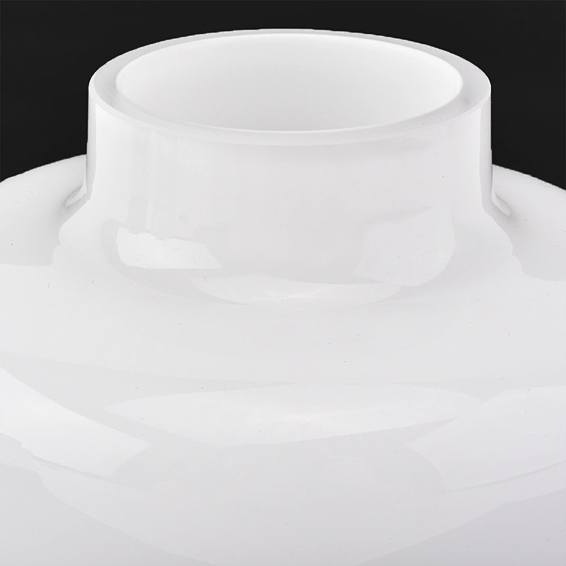 620ml white overlay glass reed diffuser bottles