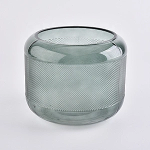 Large Capacity Handmade Candle Container Glass