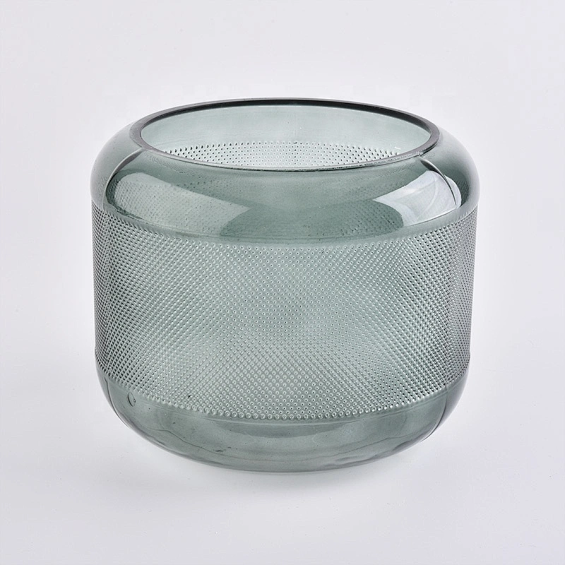 Large Capacity Handmade Candle Container Glass