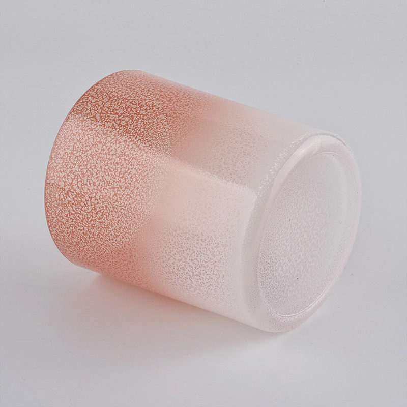new luxury colorful glass candle jar