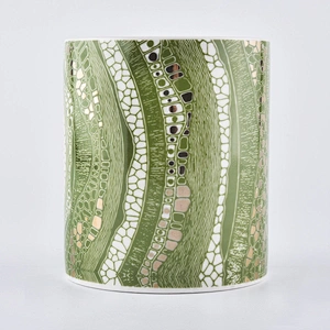 Wholesales scented custom candle ceramic holder vessel