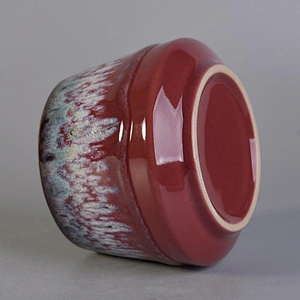 Hot sales home decoration ceramic candle holders wholesales 10oz 16oz