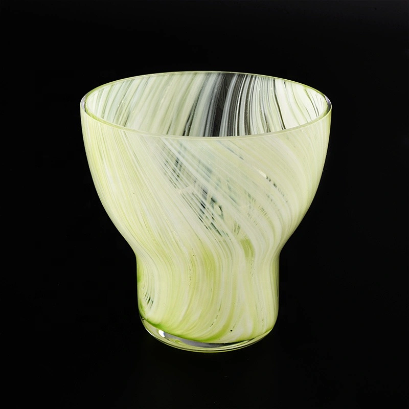 Luxury iridescent glass candle holders wholesales