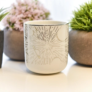 Luxury Custom Ceramic Candle Vessels For Home Deco