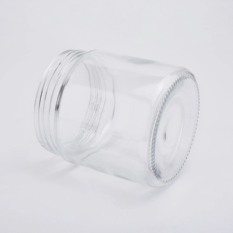 21oz wholesales smooth transparent glass candle holder home decorations candle containers