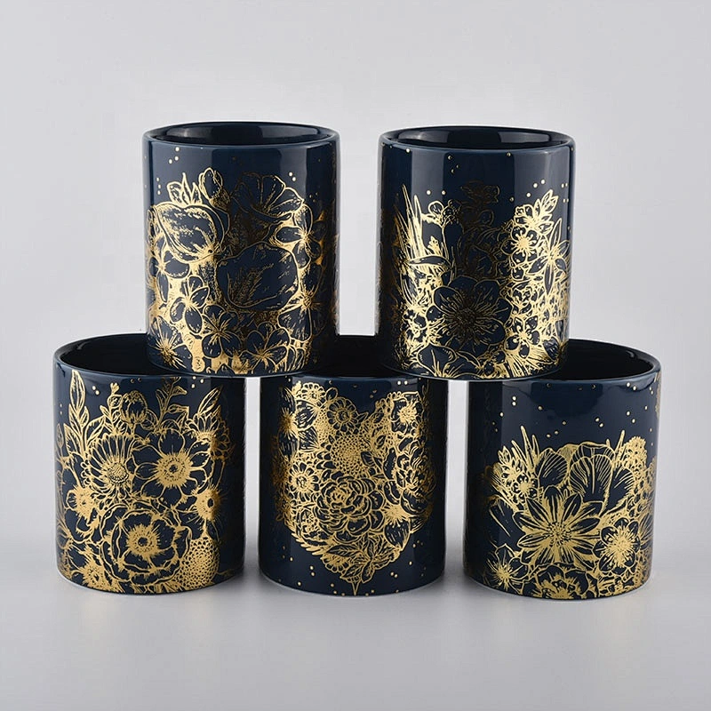 holiday luxury ceramic candle jars